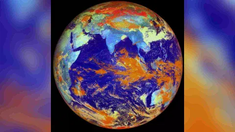 First glimpse of the beauty and complexity of Earth through modern Imager and Sounder payloads onboard INSAT-3DS. (Photo/X)&nbsp;