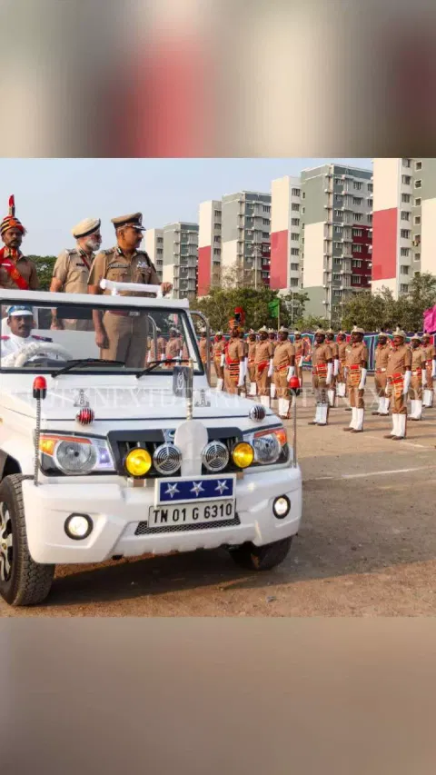 GCP commissioner Sandeep Rai attended the home guards passing out parade at Rajaratnam Stadium.
