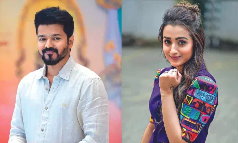 Actor Vijay, Actress Trisha&nbsp;