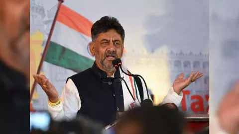 Karnataka Deputy Chief Minister DK Shivakumar ( Photo/ANI)