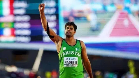 &nbsp;Pakistan’s Arshad Nadeem (Photo/IANS)