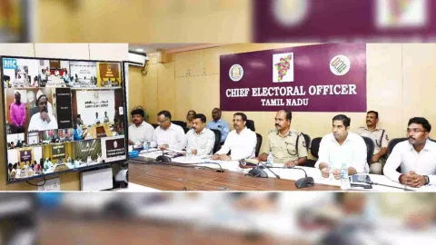Chief Election Commissioner of TN Satyabrata Sahoo
