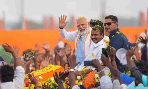PM Modi election campaign in Coimbatore