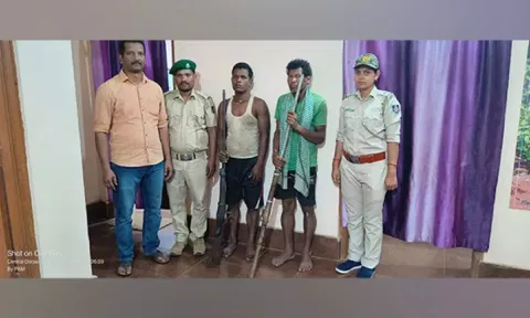Two arrested for opening fire at forest staff (ANI)