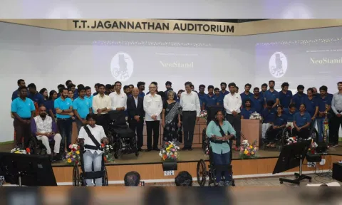&nbsp;‘NeoStand’ was launched on March 20 in the presence of Prof. V. Kamakoti, Director, IIT Madras