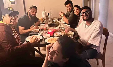Shehnaaz Gill with Sab First Class crew (Instagram)