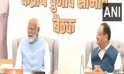 BJP Central Election Commission meeting (ANI)