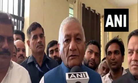 Union Minister VK Singh
