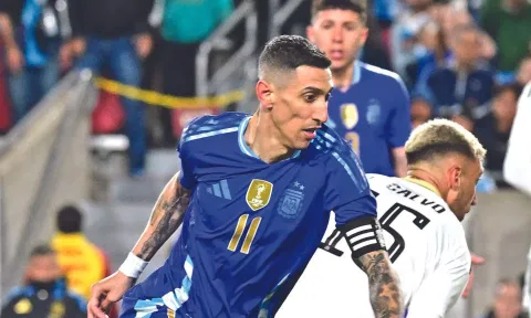 Di Maria scored the opener for Argentina