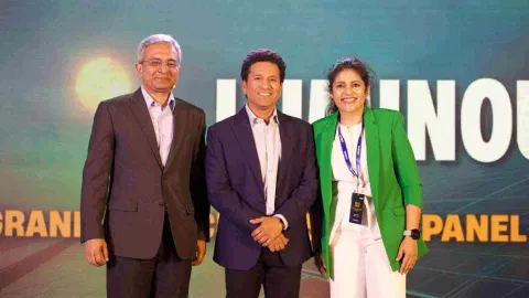 Team Luminous with Sachin Tendulkar