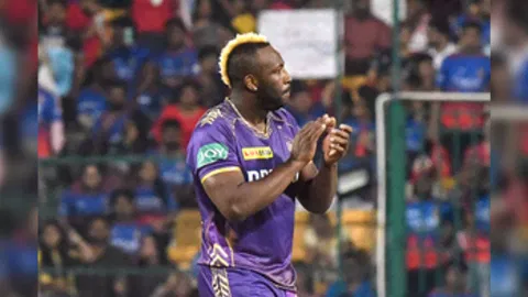 Kolkata Knight Riders allrounder Andre Russell (Photo: IANS)