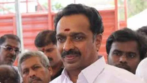 &nbsp;Former AIADMK minister MR Vijayabhaskar