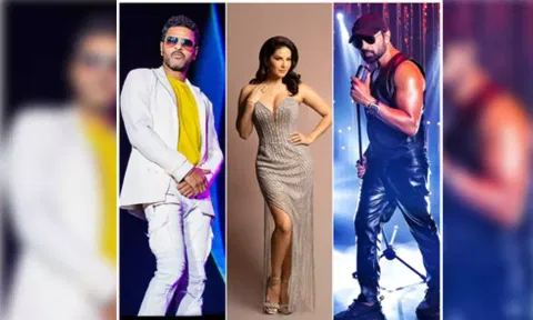 Prabhudeva, Sunny Leone and Himesh Reshammiya (IANS)