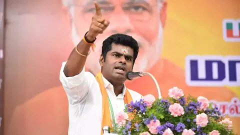 BJP state president K Annamalai