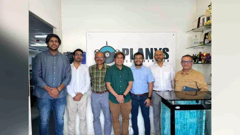 Planys Founders with Ashish Kacholia