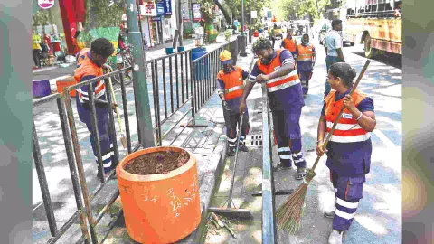Cleanliness workers