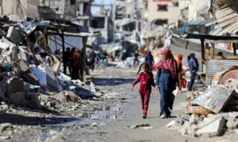 Visuals from Gaza (IANS)