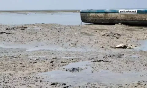 Sea in Rameswaram recedes by 200 metres, triggers fears among fishermen, public
