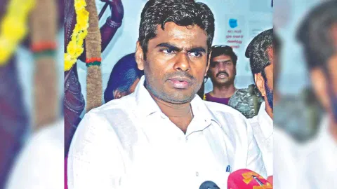 BJP state president K Annamalai&nbsp;