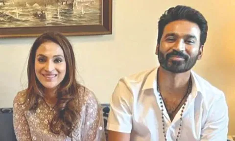 Film director Aishwarya Rajinikanth and Actor Dhanush&nbsp;