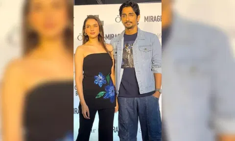 Aditi Rao Hyadri and Siddharth