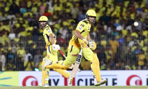 &nbsp;Ruturaj Gaikwad and Shivam Dube during the match (Photo: Manivasagan N)