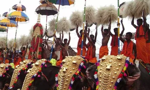 &nbsp;Thrissur Pooram festival (File)