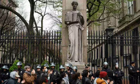 Protests at Columbia&nbsp;