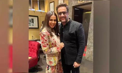 (L to R) Genelia Deshmukh and Fardeen Khan (Photo: ANI)