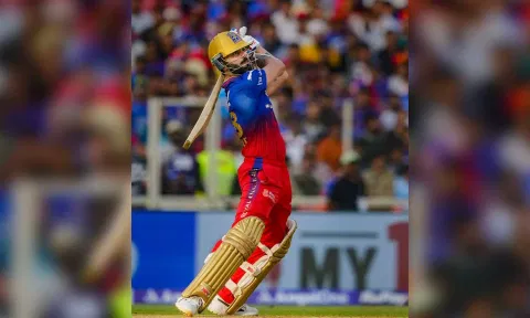 Virat Kohli during the match (PTI)