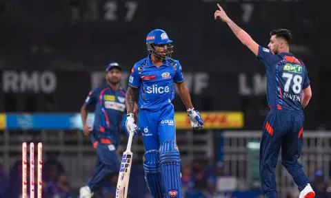 Hardik Pandya during the match (PTI)