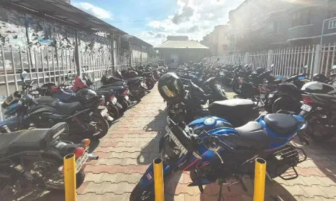 Metro parking space