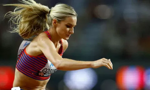 Emma Coburn (Athletics - World Athletics Championship - Women's 3000m Steeplechase Heats - National Athletics Centre, Budapest) (Reuters)