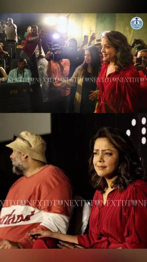 Actor Jyotika & Tushar Hiranandani on Friday promoted their film 'Srikanth'