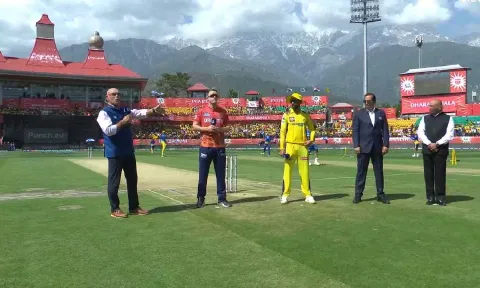 Sam Curran and Ruturaj Gaikwad (Screengrab)