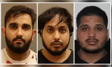 Suspects in relation to the murder in Canada of Khalistani separatist leader Hardeep Singh Nijjar (Reuters)&nbsp;