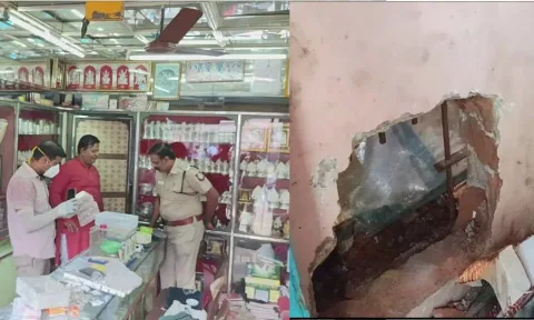 Intruders loot 20 sovereign gold from jewellery shop by drilling manhole&nbsp;