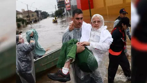 Visual from rescue operation in northern Afghanistan (Photo: Reuters)