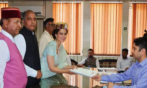 BJP candidate from Mandi Lok Sabha seat (ANI)