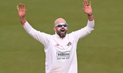 Australia off-spinner Nathan Lyon is playing for English county side Lancashire (Image: AP)