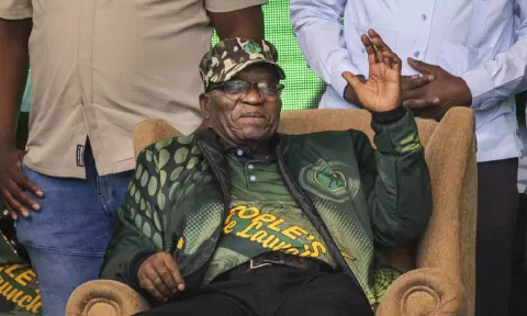 &nbsp;Former South African President Jacob Zuma