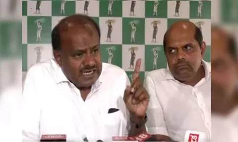 JD(S) leader HD Kumaraswamy (Image Credit: ANI)