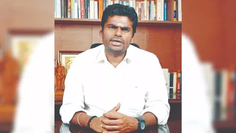 State BJP president K Annamalai&nbsp;