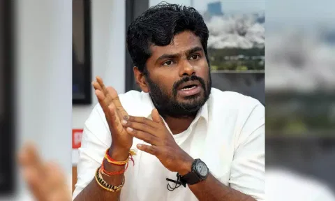 &nbsp;State BJP president K Annamalai (PTI)