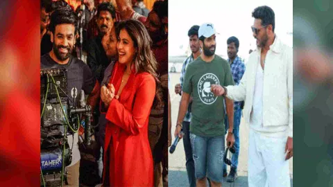 Kajol, Prabhudeva, Charan Tej Uppalapati
