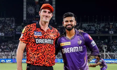 Pat Cummins and Shreyas Iyer