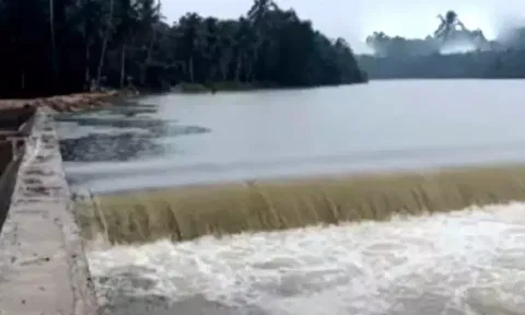 Thamirabarani river overflows after relentless rains in Kanniyakumari