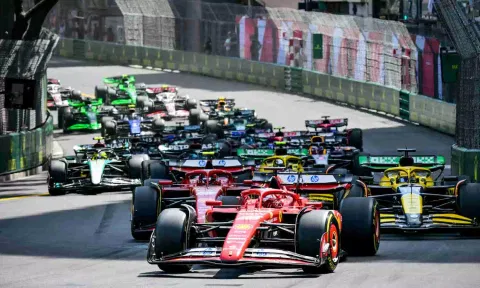 Charles Leclerc at the lead as Monaco GP took off&nbsp;