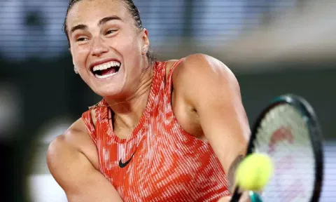 Aryna Sabalenka in action (Reuters)