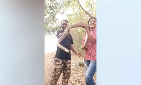 The 2 snake catchers arrested in Coimbatore on Tuesday